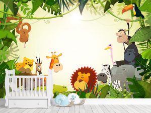 Džungla Prijateljstva — dečije tapete