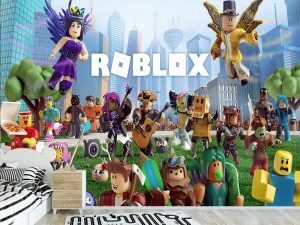 Roblox grad pun likova — dečije tapete