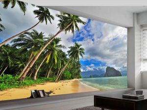 Tmurni dan na Maldivima — tapeta priroda