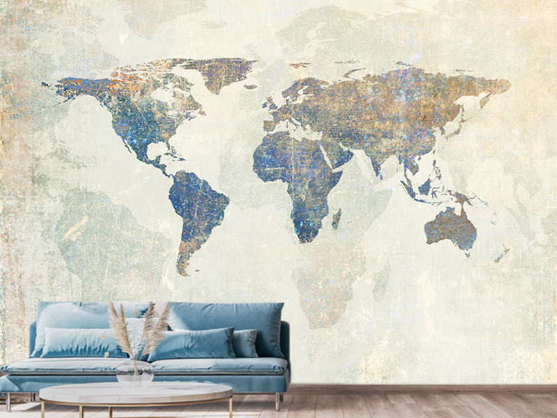 Foto tapeta Mape – karte sveta 024 — mapa sveta