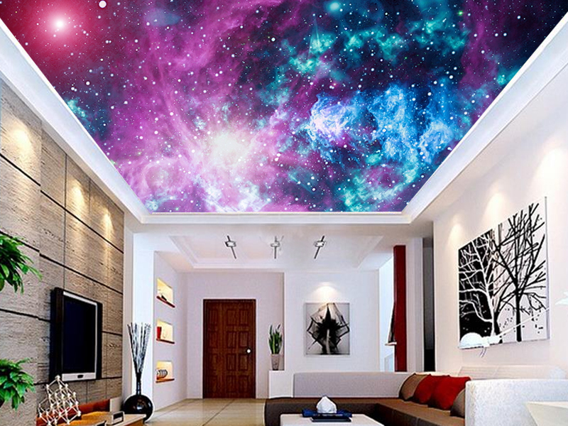 Foto tapeta Zvezdano nebo univerzuma — tapeta za plafon