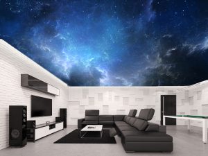 Plafonske foto tapete 048 — tapeta za dnevnu sobu
