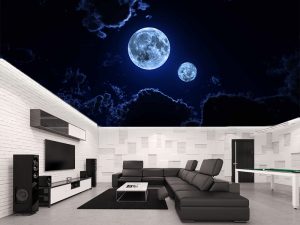 Plafonske foto tapete 008 — tapeta za dnevnu sobu