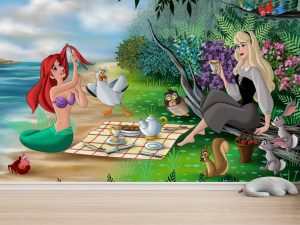 Bajkoviti piknik princeza — dečije tapete