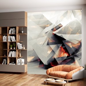 3D geometrijski oblici 009 — geometrijska tapeta
