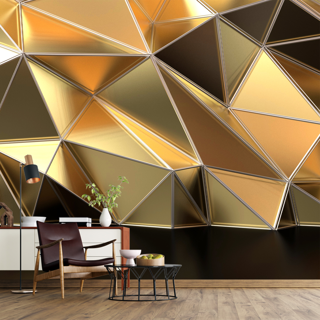 Foto tapeta 3D geometrijski oblici 014 — 3D foto tapeta