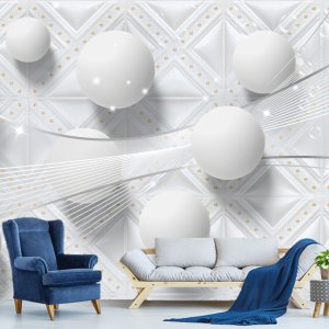 3D geometrijski oblici 027 — 3d tapeta po meri