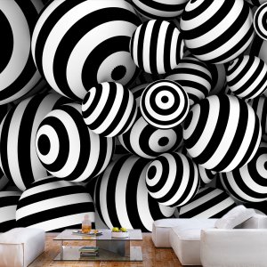 3D geometrijski oblici 030 — 3d tapeta po meri