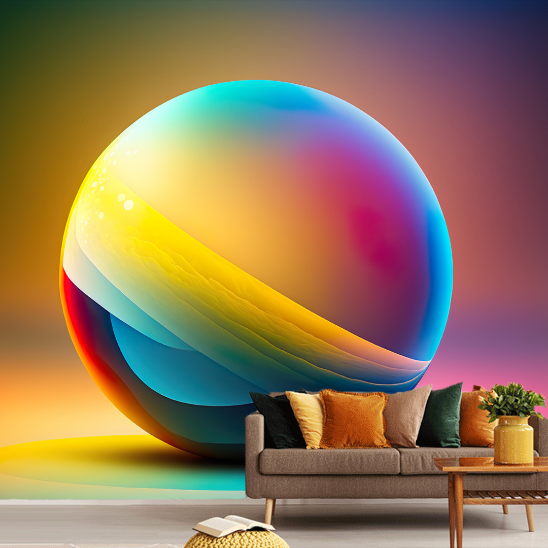 Foto tapeta 3D geometrijski oblici 040 — 3D foto tapeta