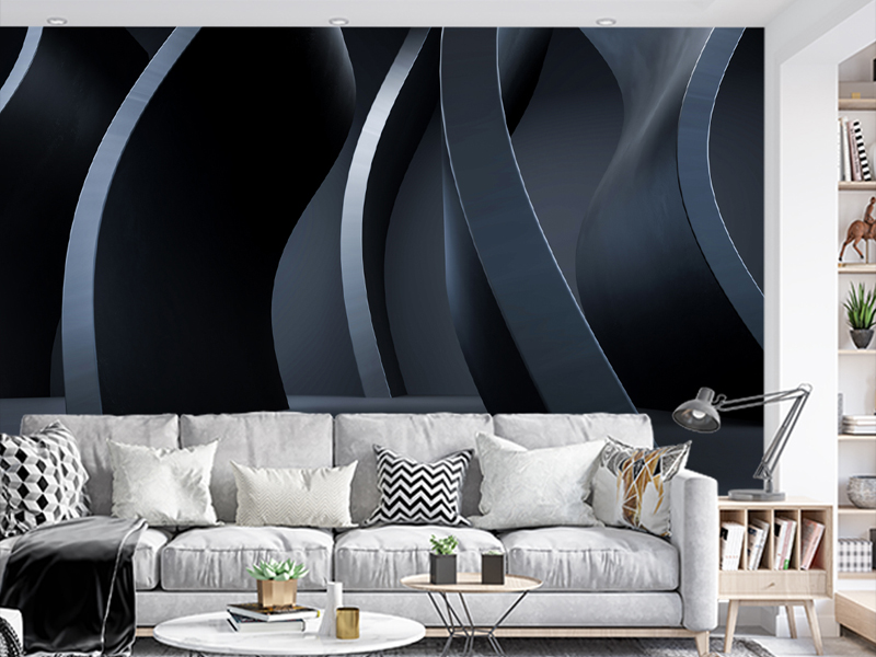 Foto tapeta Perspektiva belog tunela — 3D foto tapeta