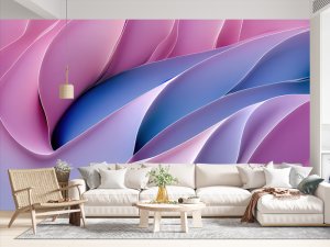 Geometrijski oblici svetlosti — 3d tapeta po meri