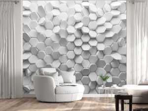Perspektiva tunela svetlih linija — 3d tapeta po meri