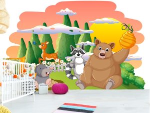 Šumski Medeni Dan — dečije tapete