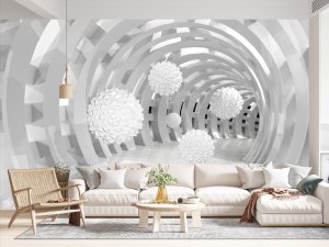 3D tuneli 050 — 3d tapeta po meri