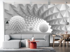 3D tuneli 055 — 3d tapeta po meri