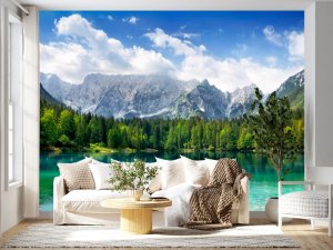 Smaragdno Jezero Planinskog Mira — tapeta priroda