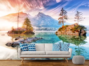 Kristalno Jezero Planinskog Mira — tapeta priroda