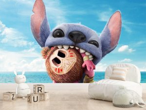 Stitch i ukus letnje radosti — dečije tapete