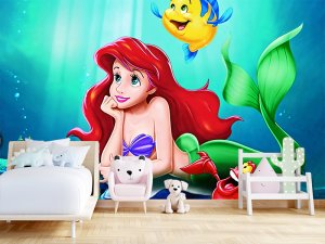 Ariel i Podvodni svet — dečije tapete