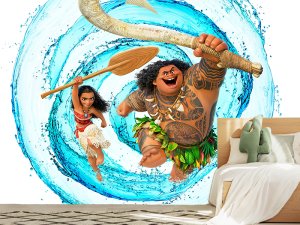 Moana i Maui u Talasu avanture — dečije tapete