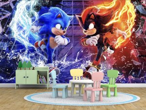 Sonic vs Shadow – Sudar Energija — dečije tapete