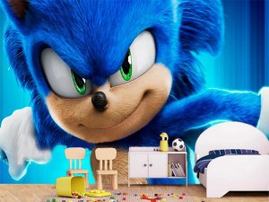 Sonic – Plavi Čuvar Sobe — dečije tapete