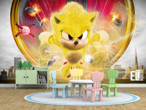 Sonic u Zlatnom Režimu — dečije tapete