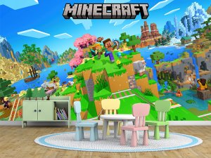 Minecraft svet avanture — dečije tapete
