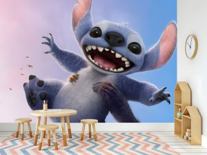 Stitch u letu čiste radosti — dečije tapete