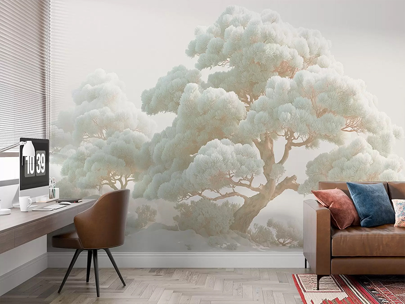 Foto tapeta Bonsai u japanskom zenu — tapeta za dnevnu sobu