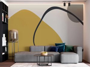 Luksuzne – stilske tapete 008 — tapeta za dnevnu sobu