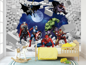 Liga Superheroja – Ultimativno Okupljanje — 3d tapeta po meri