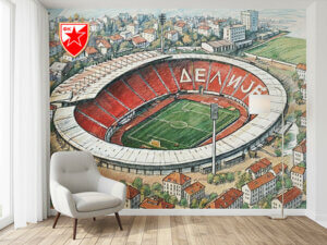 Dom Crvene Zvezde — dečije tapete