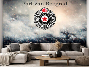 Partizan Beograd – Dim Tribina — dečije tapete